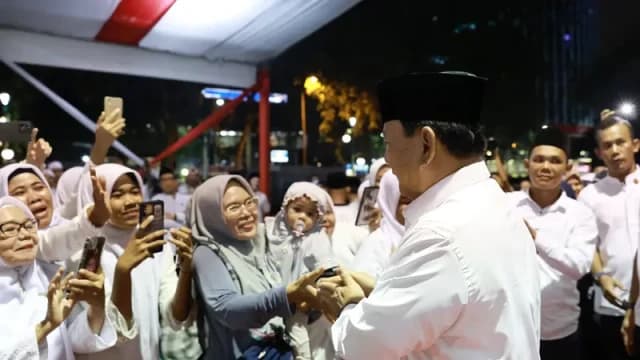Sosok Pemimpin yang Merakyat, Warga Jawa Timur Inginkan Prabowo Presiden RI