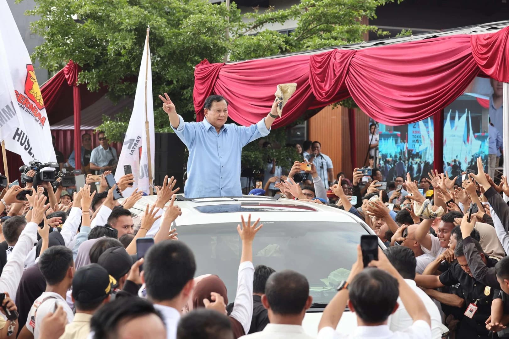 Cerita di Balik Kampanye Prabowo di Tasikmalaya