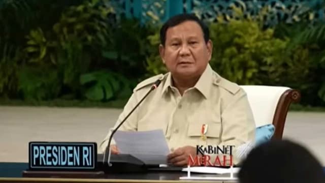 Presiden Prabowo Subianto Rapat papua cropped