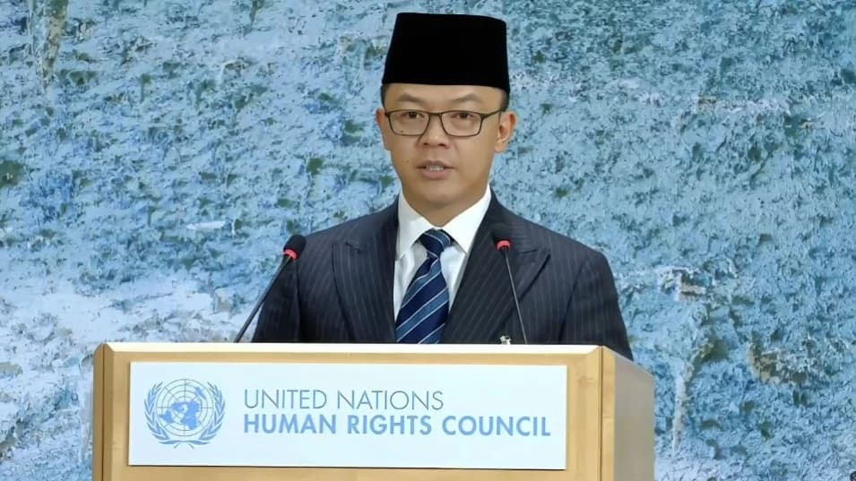 Menlu Sugiono di Sidang Dewan HAM PBB