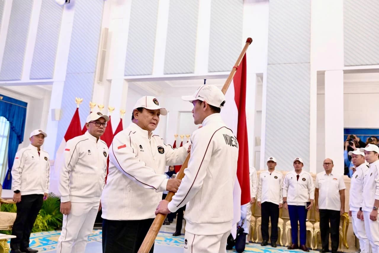Presiden Prabowo Subianto secara resmi melepas kontingen Indonesia yang akan berlaga pada Asian Games XX Aichi-Nagoya 2026 di Istana Negara, Jakarta, pada Rabu, 9 September 2026. Pelepasan tersebut menjadi momentum bagi para atlet Merah Putih untuk membawa semangat, sportivitas, dan kebanggaan Indonesia ke ajang olahraga terbesar di Asia.