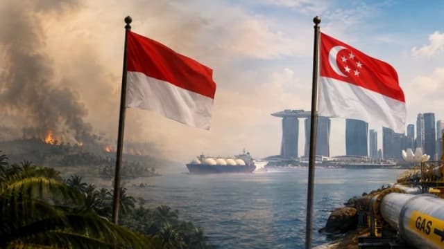 148816 06104726102026 Ilustrasi hubungan Indonesia Singapura karhutla ChatGPT cropped