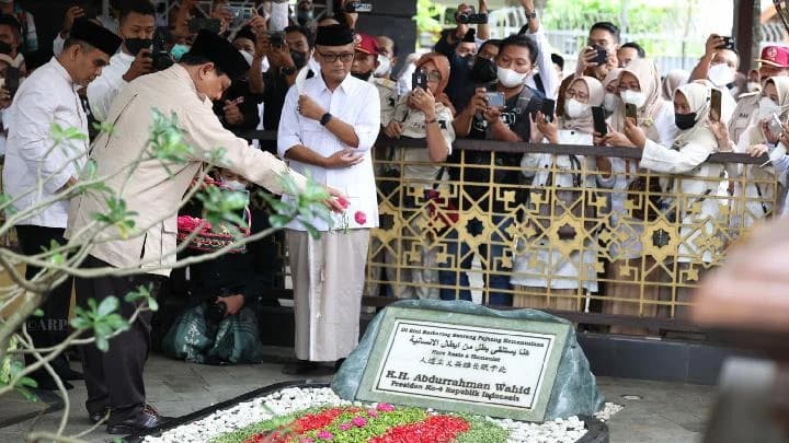 Ramalan Gus Dur soal Prabowo Presiden