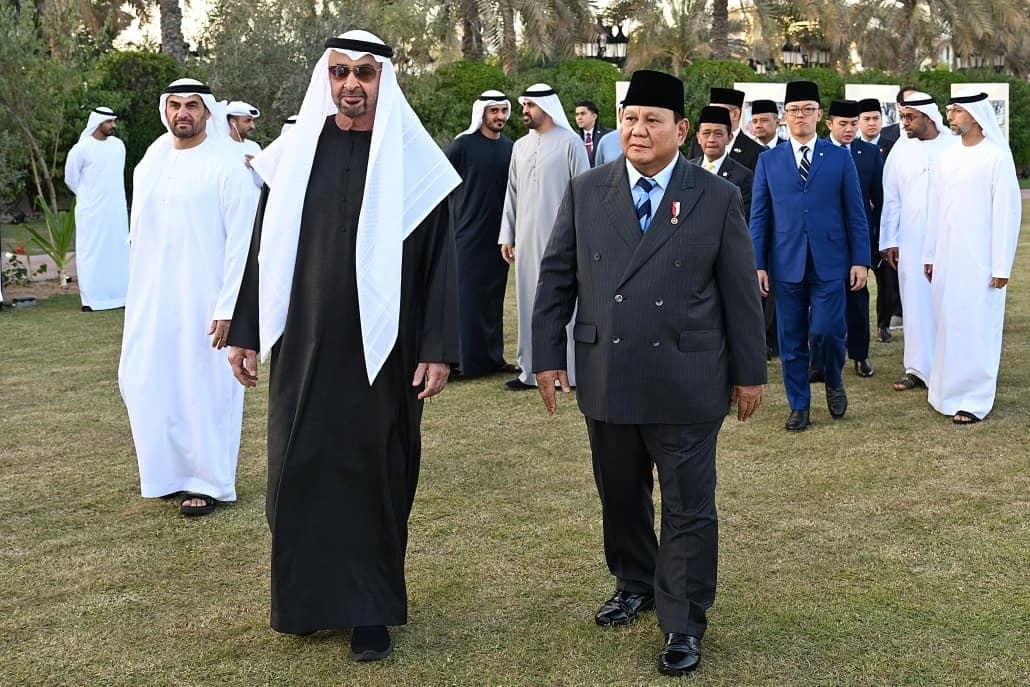 Presiden Republik Indonesia Prabowo Subianto melaksanakan pertemuan bilateral dengan Presiden Persatuan Emirat Arab (PEA) Sheikh Mohammed bin Zayed Al Nahyan (MBZ) di Qasr Al Bahr, Abu Dhabi, pada Kamis, 26 Februari 2026.